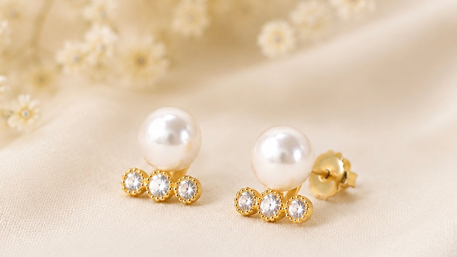 【7/28予約開始】Harmony Single Pearl Earrings